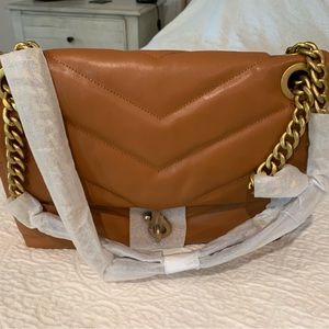 NWT Rebecca Minkoff Edie Max Leather Shoulder Crossbody Bag